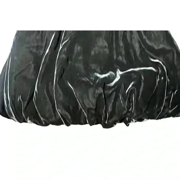 Ralph Lauren Black Label Black Velvet Layered Strapless Mini Dress 8 Made in USA - Picture 7 of 12